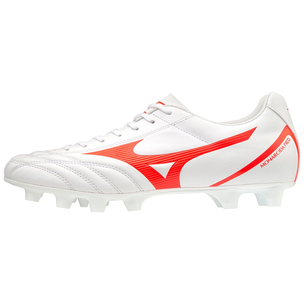 Botas de Futbol Mizuno Monarcida Neo Select Mujer Blancas/Coral Baratas UEAL-23406